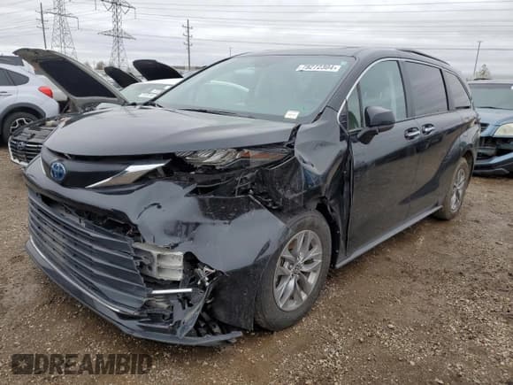 ✅ 2022 Toyota Sienna XLE • VIN: 5TDYRKEC8NS135691 • Лот: 79272304. Опубликован ранее на Copart с пробегом 96 449 миль. Бесплатный доступ к архиву аукционных продаж из США и подробный отчёт об истории автомобиля на DreamBid. Изображение 1.