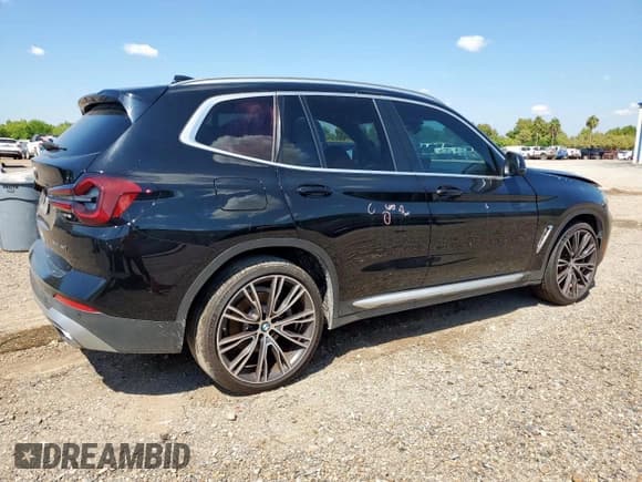 ✅ 2022 BMW X3 sDrive30i • VIN: 5UX43DP01N9K34087 • Lot: 84762795. Wystawiony na Copart z przebiegiem 42 262 mil. Bezpłatny archiwum sprzedaży aukcyjnych z USA i szczegółowy raport historii pojazdu na DreamBid. Zdjęcie 3.