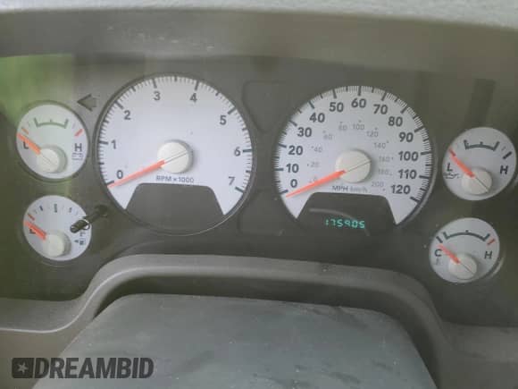 2008 Dodge 1500 SXT z VIN 3D7KS19D58G222545, wystawiony jako Copart lot #85698004 z przebiegiem 175 905 mil mil oraz Szkoda całkowita • Salvage title. Historia ofert i sprzedaży dostępna na DreamBid. Obrazek 9.