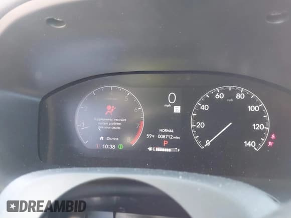 ✅ 2024 Honda HR-V Sport • VIN: 3CZRZ2H54RM703467 • Lot: 43585629. Listed on IAAI with 8,712 mi. Free auction sales archive from the USA and detailed vehicle history report at DreamBid. Image 7.