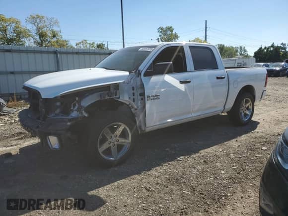 2015 Ram 1500 Express with VIN 1C6RR7KT3FS585741, listed as a Copart auction lot 83997955 with 89,108 mi miles and Salvage title. Bid and sale history available at DreamBid. Image 1.