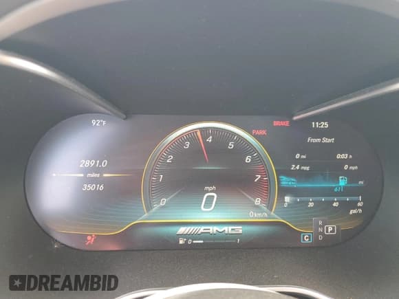 ✅ 2020 Mercedes-Benz C 43 AMG • VIN: W1KWJ6EB0LG027821 • Lot: 60077765. Wystawiony na Copart z przebiegiem 35 016 mil. Bezpłatny archiwum sprzedaży aukcyjnych z USA i szczegółowy raport historii pojazdu na DreamBid. Zdjęcie 9.