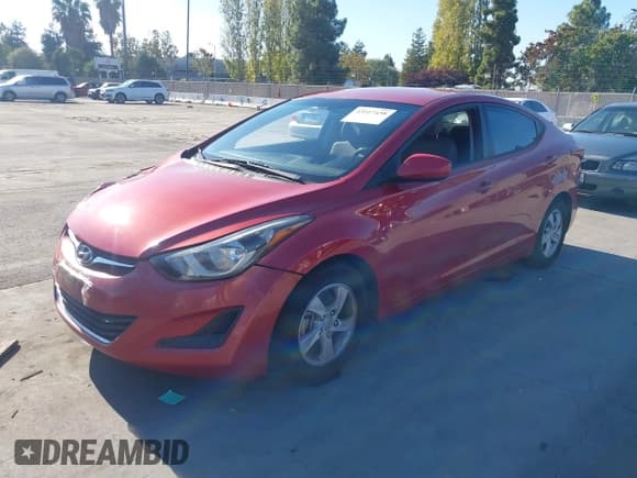 ✅ 2015 Hyundai Elantra Limited • VIN: KMHDH4AE9FU250751 • Lot: 43517438. Listed on IAAI with 80,159 mi. Free auction sales archive from the USA and detailed vehicle history report at DreamBid. Image 2.