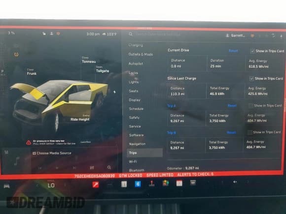 ✅ 2025 Tesla Cybertruck • VIN: 7G2CEHEDXSA060939 • Лот: 68068815. Опубликован ранее на Copart с пробегом 9 267 миль. Бесплатный доступ к архиву аукционных продаж из США и подробный отчёт об истории автомобиля на DreamBid. Изображение 9.