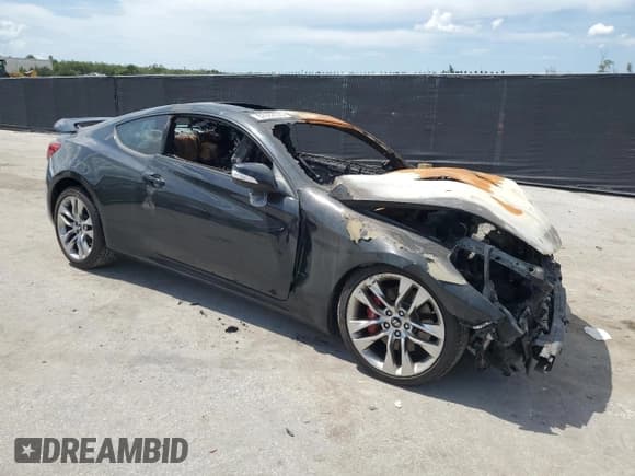 ✅ 2015 Hyundai Genesis Coupe R-Spec • VIN: KMHHU6KJ3FU127547 • Lot: 67032335. Listed on Copart with Not provided. Free auction sales archive from the USA and detailed vehicle history report at DreamBid. Image 4.