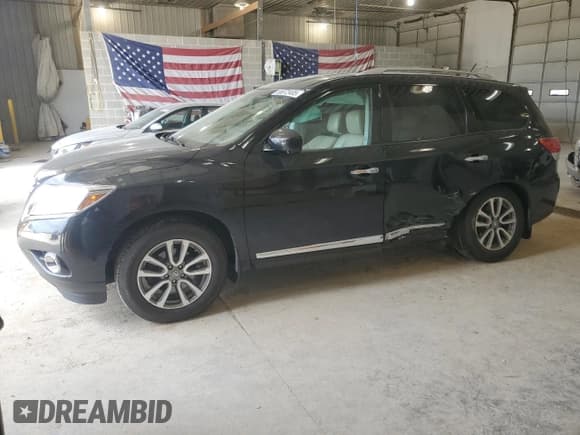 ✅ 2015 Nissan Pathfinder SL • VIN: 5N1AR2MM0FC667513 • Lot: 56672405. Listed on Copart with 152,704 mi. Free auction sales archive from the USA and detailed vehicle history report at DreamBid. Image 1.