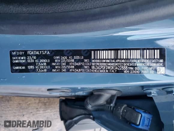 2024 Dodge Hornet R/T Plus с VIN ZACPDFDW0R3A22888, выставлен на аукционе Copart как лот 42756115 с пробегом 14 846 миль миль и Списание • Salvage title. История ставок и продаж доступна на DreamBid. Изображение 13.