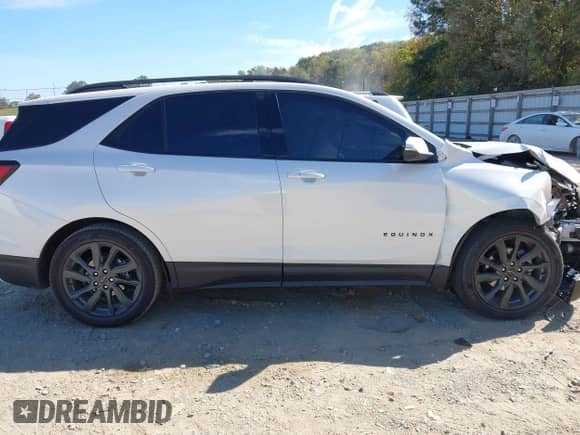 2024 Chevrolet Equinox RS with VIN 3GNAXMEG9RS104688, listed as a IAAI auction lot 43479316 with 36,166 mi miles and . Bid and sale history available at DreamBid. Image 13.