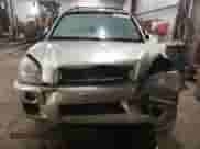 2007 Hyundai Tucson SE z VIN KM8JN72D07U592187, wystawiony jako Copart lot #85103324 z przebiegiem 153 892 mil mil oraz Szkoda całkowita • Salvage title. Historia ofert i sprzedaży dostępna na DreamBid. Obrazek 5.