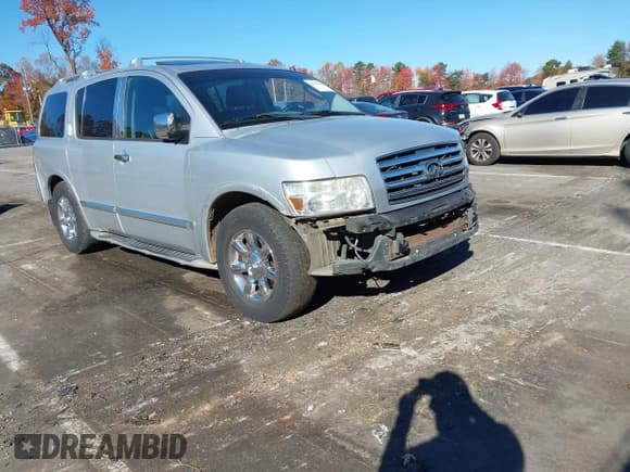 ✅ 2007 Infiniti QX56 • VIN: 5N3AA08A17N804631 • Lot: 43627433. Wystawiony na IAAI z przebiegiem 281 904 mil. Bezpłatny archiwum sprzedaży aukcyjnych z USA i szczegółowy raport historii pojazdu na DreamBid. Zdjęcie 1.