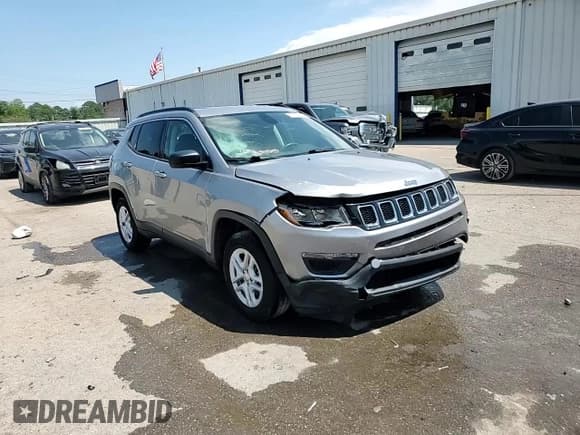 ✅ 2020 Jeep Compass Sport • VIN: 3C4NJCAB2LT124900 • Lot: 66677685. Listed on Copart with 38,105 mi. Free auction sales archive from the USA and detailed vehicle history report at DreamBid. Image 14.