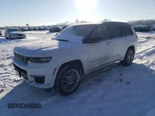 ✅ 2023 Jeep Grand Cherokee Summit Reserve • VIN: 1C4RJKET5P8769527 • Лот: 88195375. Опубликован ранее на Copart с пробегом 17 903 миль. Бесплатный доступ к архиву аукционных продаж из США и подробный отчёт об истории автомобиля на DreamBid. Изображение 1.