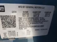 ✅ 2025 Chevrolet Tahoe LT • VIN: 1GNS6NRDXSR161990 • Lot: 42657800. Listed on IAAI with 8,336 mi. Free auction sales archive from the USA and detailed vehicle history report at DreamBid. Image 9.