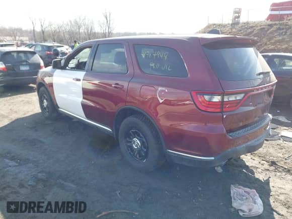 2024 Dodge Durango Pursuit with VIN 1C4SDJFT7RC100760, listed as a IAAI auction lot 41784948 with 7,265 mi miles and . Bid and sale history available at DreamBid. Image 3.