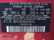 ✅ 2019 Hyundai Accent SE • VIN: 3KPC24A36KE085041 • Лот: 41655575. Опубликован ранее на IAAI с пробегом 113 005 миль. Бесплатный доступ к архиву аукционных продаж из США и подробный отчёт об истории автомобиля на DreamBid. Изображение 9.