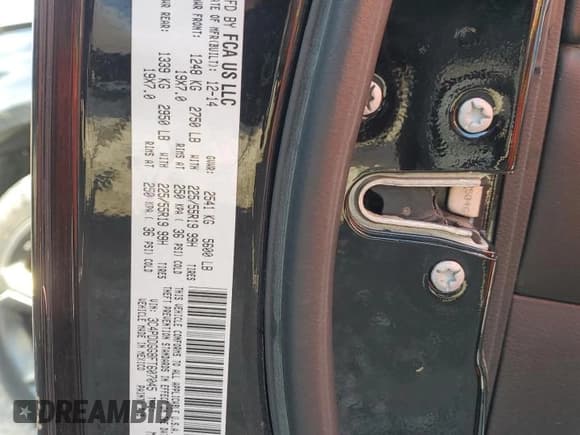 ✅ 2015 Dodge Journey Crossroad • VIN: 3C4PDDGG8FT607045 • Lot: 82598435. Listed on Copart with 140,194 mi. Free auction sales archive from the USA and detailed vehicle history report at DreamBid. Image 13.