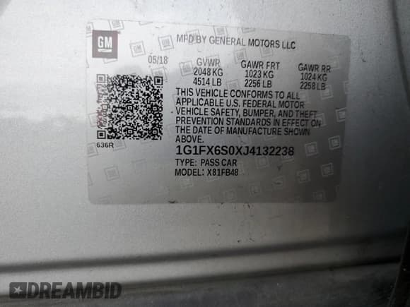 ✅ 2018 Chevrolet Bolt EV Premier • VIN: 1G1FX6S0XJ4132238 • Lot: 82420904. Wystawiony na Copart z przebiegiem 49 419 mil. Bezpłatny archiwum sprzedaży aukcyjnych z USA i szczegółowy raport historii pojazdu na DreamBid. Zdjęcie 12.