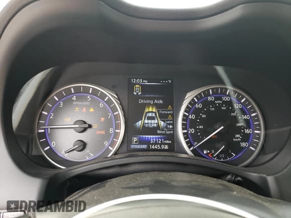 ✅ 2017 Infiniti Q60 Red Sport 400 • VIN: JN1FV7EK4HM610568 • Lot: 68571684. Listed on Copart with 37,121 mi. Free auction sales archive from the USA and detailed vehicle history report at DreamBid. Image 9.