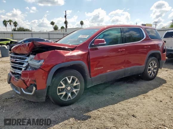 ✅ 2020 GMC Acadia SLE • VIN: 1GKKNKLA1LZ164159 • Lot: 84950385. Listed on Copart with 99,580 mi. Free auction sales archive from the USA and detailed vehicle history report at DreamBid. Image 1.