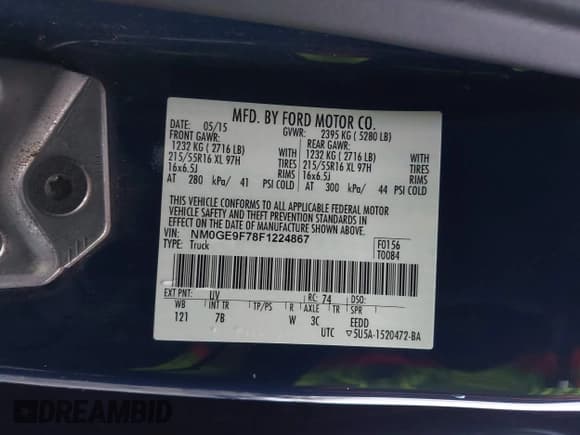 ✅ 2015 Ford Transit Connect XLT • VIN: NM0GE9F78F1224867 • Lot: 43773568. Listed on IAAI with 85,789 mi. Free auction sales archive from the USA and detailed vehicle history report at DreamBid. Image 9.