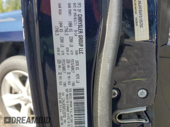 ✅ 2015 Jeep Patriot Latitude • VIN: 1C4NJRFBXFD125752 • Lot: 54801835. Listed on Copart with 160,985 mi. Free auction sales archive from the USA and detailed vehicle history report at DreamBid. Image 13.