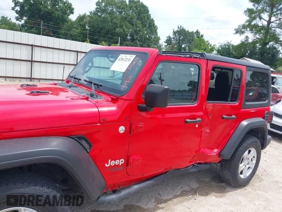 ✅ 2021 Jeep Wrangler Unlimited Sport S • VIN: 1C4HJXDM5MW546706 • Лот: 42812233. Опубликован ранее на IAAI с пробегом 62 788 миль. Бесплатный доступ к архиву аукционных продаж из США и подробный отчёт об истории автомобиля на DreamBid. Изображение 6.