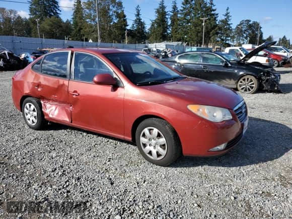 2008 Hyundai Elantra GLS z VIN KMHDU46D48U587472, wystawiony jako Copart lot #75628524 z przebiegiem 165 363 mil mil oraz Szkoda całkowita • Salvage title. Historia ofert i sprzedaży dostępna na DreamBid. Obrazek 4.