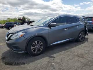 2016 Nissan Murano SL with VIN 5N1AZ2MG8GN144479, listed as a Copart auction lot 57489915 with 128,977 mi miles and Salvage title. Bid and sale history available at DreamBid. Image 1.
