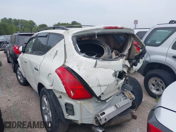 ✅ 2004 Nissan Murano SL • VIN: JN8AZ08T24W214262 • Lot: 40099751. Wystawiony na IAAI z przebiegiem 134 429 mil. Bezpłatny archiwum sprzedaży aukcyjnych z USA i szczegółowy raport historii pojazdu na DreamBid. Zdjęcie 3.