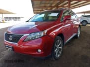 ✅ 2012 Lexus RX 350 • VIN: 2T2BK1BA2CC125974 • Lot: 43508283. Listed on IAAI with 80,252 mi. Free auction sales archive from the USA and detailed vehicle history report at DreamBid. Image 2.