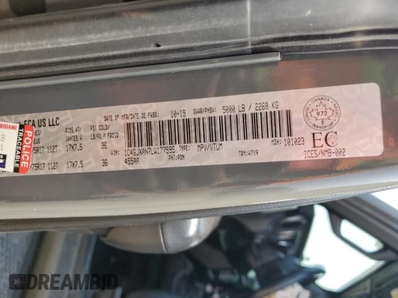 ✅ 2020 Jeep Wrangler Sport S • VIN: 1C4GJXAN7LW177595 • Lot: 60452045. Listed on Copart with 119,351 mi. Free auction sales archive from the USA and detailed vehicle history report at DreamBid. Image 12.