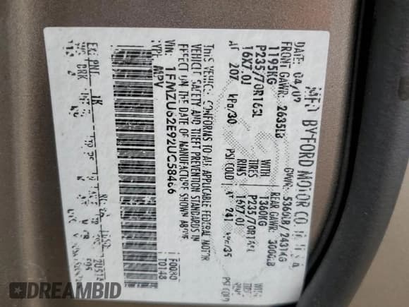 ✅ 2002 Ford Explorer XLS • VIN: 1FMZU62E92UC58466 • Lot: 79132314. Wystawiony na Copart z przebiegiem 975 365 mil. Bezpłatny archiwum sprzedaży aukcyjnych z USA i szczegółowy raport historii pojazdu na DreamBid. Zdjęcie 13.