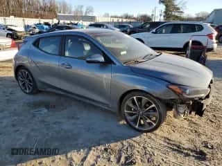 2020 Hyundai Veloster 2.0 z VIN KMHTG6AF2LU022069, wystawiony jako Copart lot #42769125 z przebiegiem 77 617 mil mil oraz Szkoda całkowita • Salvage title. Historia ofert i sprzedaży dostępna na DreamBid. Obrazek 4.