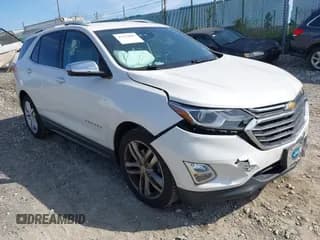 ✅ 2019 Chevrolet Equinox Premier • VIN: 2GNAXPEX8K6180103 • Lot: 43372003. Listed on IAAI with 110,575 mi. Free auction sales archive from the USA and detailed vehicle history report at DreamBid. Image 1.