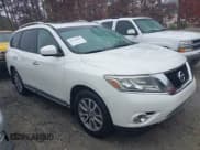 ✅ 2015 Nissan Pathfinder Platinum • VIN: 5N1AR2MN2FC653878 • Lot: 43758939. Listed on IAAI with 109,573 mi. Free auction sales archive from the USA and detailed vehicle history report at DreamBid. Image 1.