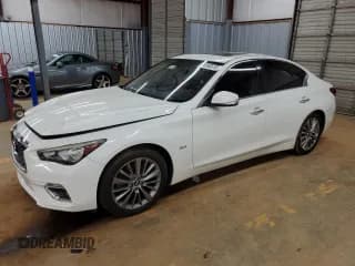 ✅ 2018 Infiniti Q50 Sport • VIN: JN1EV7AP8JM359735 • Лот: 86092015. Опубликован ранее на Copart с пробегом 128 829 миль. Бесплатный доступ к архиву аукционных продаж из США и подробный отчёт об истории автомобиля на DreamBid. Изображение 1.