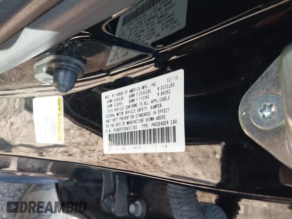 ✅ 2016 Acura TLX Technology • VIN: 19UUB2F50GA001083 • Lot: 42178849. Listed on IAAI with 89,900 mi. Free auction sales archive from the USA and detailed vehicle history report at DreamBid. Image 9.