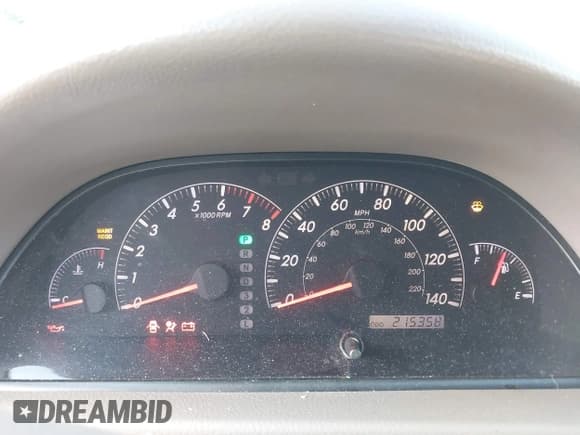 ✅ 2005 Toyota Camry LE • VIN: 4T1BE30K25U002518 • Lot: 43767923. Listed on IAAI with 215,358 mi. Free auction sales archive from the USA and detailed vehicle history report at DreamBid. Image 7.