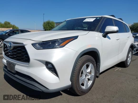 ✅ 2023 Toyota Highlander Hybrid LE • VIN: 5TDZARAHXPS521120 • Лот: 43486764. Опубликован ранее на IAAI с пробегом 86 264 миль. Бесплатный доступ к архиву аукционных продаж из США и подробный отчёт об истории автомобиля на DreamBid. Изображение 2.