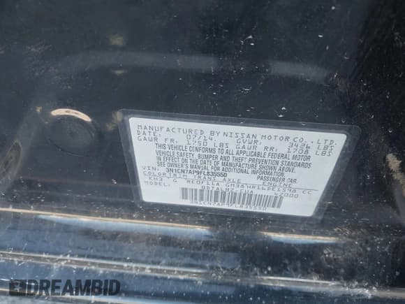 ✅ 2015 Nissan Versa SV • VIN: 3N1CN7AP9FL835550 • Lot: 43644181. Wystawiony na IAAI z przebiegiem 181 153 mil. Bezpłatny archiwum sprzedaży aukcyjnych z USA i szczegółowy raport historii pojazdu na DreamBid. Zdjęcie 9.