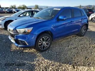 2018 Mitsubishi Outlander SE with VIN JA4AP3AW3JU015388, listed as a Copart auction lot 87459065 with 127,906 mi miles and Salvage title. Bid and sale history available at DreamBid. Image 1.