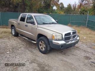 ✅ 2005 Dodge Dakota SLT • VIN: 1D7HE48N75S166187 • Lot: 43633560. Listed on IAAI with 252,205 mi. Free auction sales archive from the USA and detailed vehicle history report at DreamBid. Image 1.