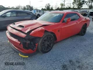 2021 Dodge Challenger SRT Hellcat with VIN 2C3CDZC93MH676531, listed as a Copart auction lot 57963905 with 38,566 mi miles and Salvage title. Bid and sale history available at DreamBid. Image 1.