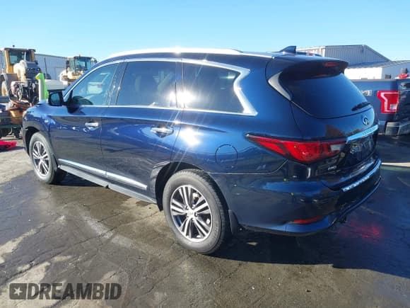 ✅ 2019 Infiniti QX60 Luxe • VIN: 5N1DL0MMXKC516322 • Lot: 43634406. Listed on IAAI with 109,920 mi. Free auction sales archive from the USA and detailed vehicle history report at DreamBid. Image 3.