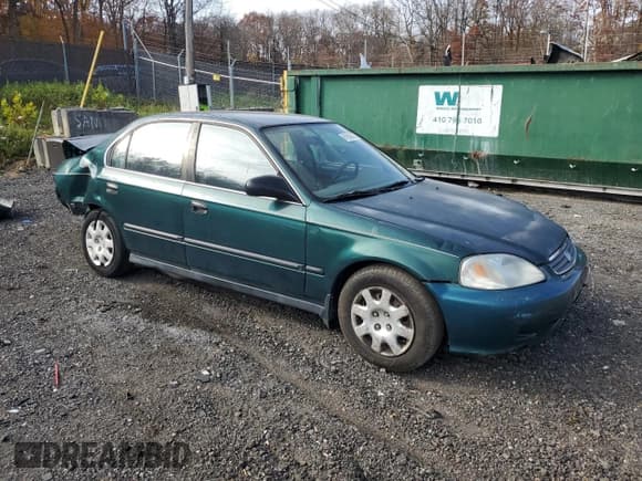 ✅ 2000 Honda Civic LX • VIN: 1HGEJ6678YL035147 • Лот: 91614215. Опубликован ранее на Copart с пробегом 150 902 миль. Бесплатный доступ к архиву аукционных продаж из США и подробный отчёт об истории автомобиля на DreamBid. Изображение 4.