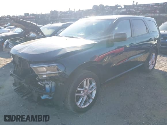 ✅ 2025 Dodge Durango GT • VIN: 1C4RDJDG6SC552872 • Lot: 43730583. Listed on IAAI with 14,736 mi. Free auction sales archive from the USA and detailed vehicle history report at DreamBid. Image 2.