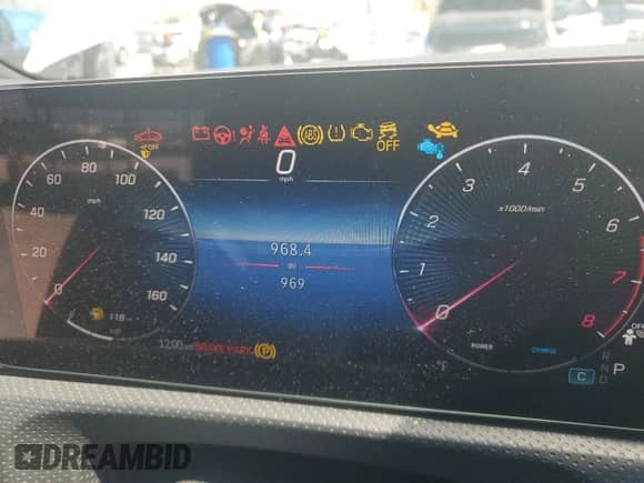 2024 Mercedes-Benz CLA 250 с VIN W1K5J4GB2RN457450, выставлен на аукционе Copart как лот 51487574 с пробегом 969 миль миль и Списание • Salvage title. История ставок и продаж доступна на DreamBid. Изображение 9.