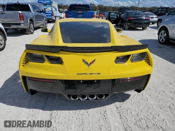 2016 Chevrolet Corvette Z06 3LZ with VIN 1G1YT2D61G5606286, listed as a Copart auction lot 77848104 with Not provided miles and Non repairable. Bid and sale history available at DreamBid. Image 6.