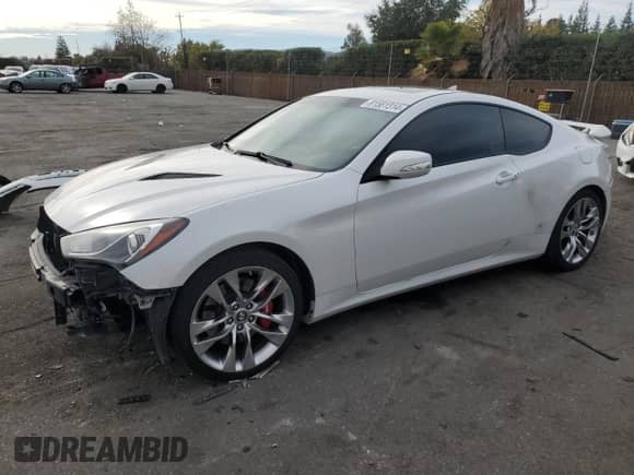 2013 Hyundai Genesis Coupe R-Spec с VIN KMHHU6KJ4DU097746, выставлен на аукционе Copart как лот 81561314 с пробегом 59 842 миль миль и Списание • Salvage title. История ставок и продаж доступна на DreamBid. Изображение 1.