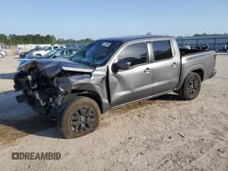✅ 2023 Nissan Frontier SV • VIN: 1N6ED1EJ3PN645754 • Lot: 57134365. Listed on Copart with 42,695 mi. Free auction sales archive from the USA and detailed vehicle history report at DreamBid. Image 1.